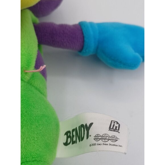 Bendy & Boris The Wolf 10" Plush Toys Glow In The Dark Neon Ink Stuffed Animals - Picture 10 of 10